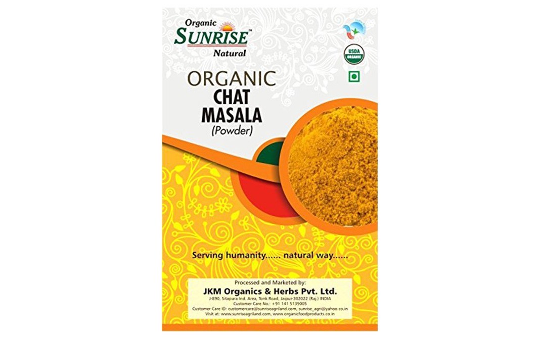 Organic Sunrise Organic Chat Masala (Powder)   Box  499 grams